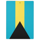 Bahamaanse vlag klembord (Achterkant)