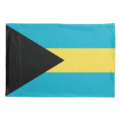 Bahamaanse vlag kussensloop (Achterkant)