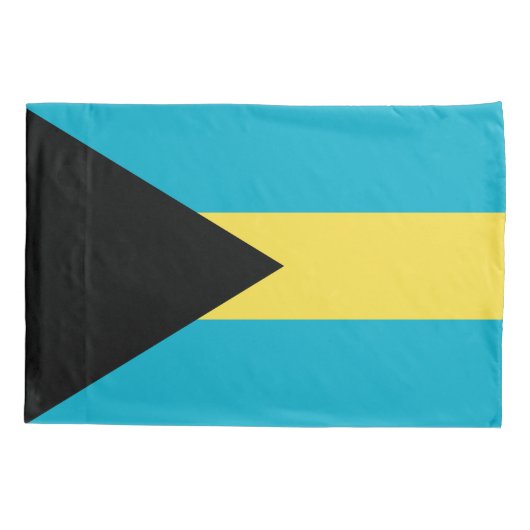 Bahamaanse vlag kussensloop (Achterkant)