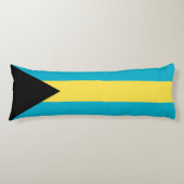 Bahamaanse vlag lichaamskussen (Voorkant)
