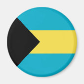 Bahamaanse vlag magneet (Voorkant)