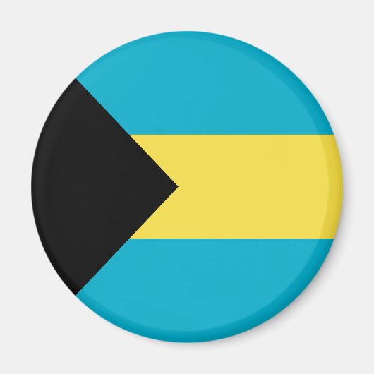 Bahamaanse vlag magneet (Voorkant)