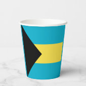 Bahamaanse vlag papieren bekers (Achterkant)