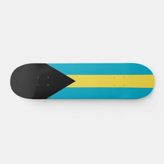 Bahamaanse vlag persoonlijk skateboard (Horizontaal)