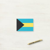 Bahamaanse vlag post-it® notes (Op bureau)