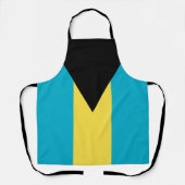 Bahamaanse vlag schort (Voorkant)