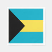 Bahamaanse vlag servet (Voorkant)
