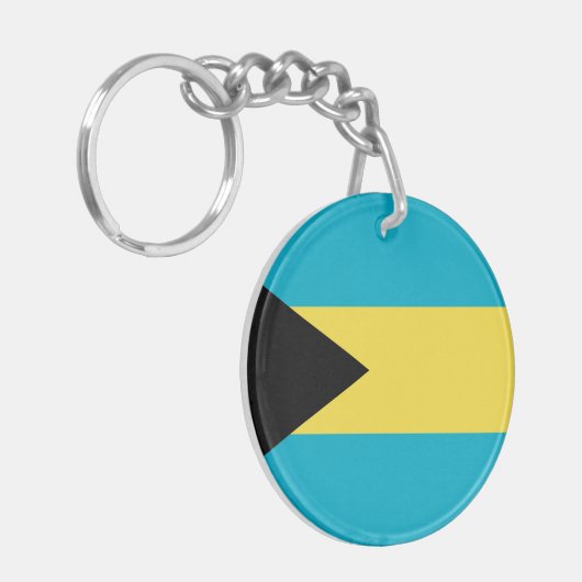 Bahamaanse vlag sleutelhanger (Voorkant Links)