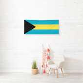 Bahamaanse vlag spandoek (Insitu)