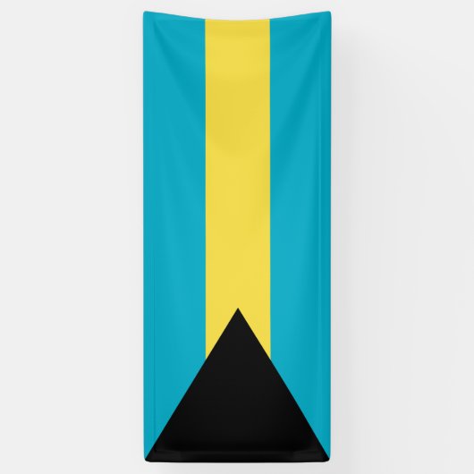 Bahamaanse vlag spandoek (Verticaal)