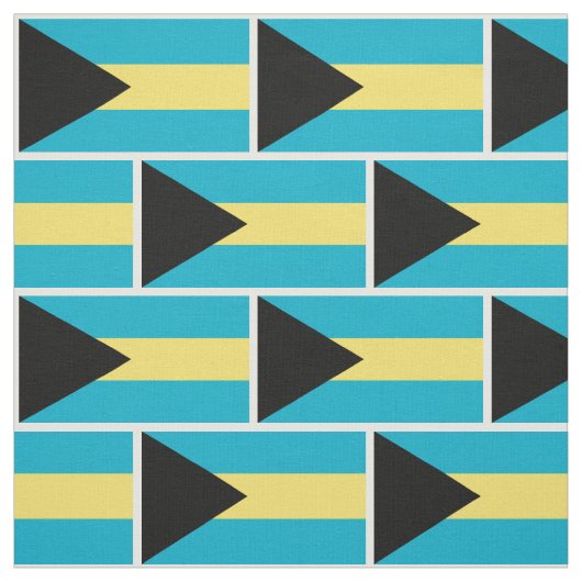 Bahamaanse vlag stof (Swatch)