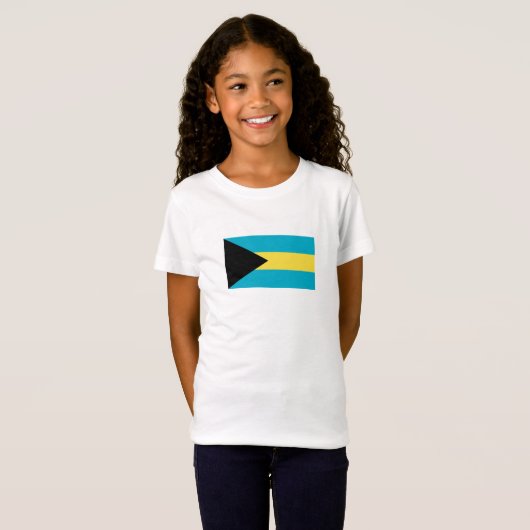 Bahamaanse vlag t-shirt (Voorkant volledig)
