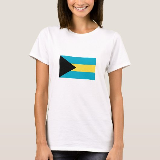 Bahamaanse vlag t-shirt (Voorkant)