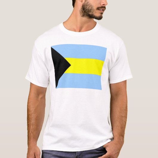 Bahamaanse vlag t-shirt (Voorkant)