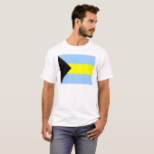 Bahamaanse vlag t-shirt (Voorkant volledig)