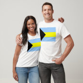 Bahamaanse vlag t-shirt (Unisex)