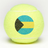 Bahamaanse vlag tennisballen (Voorkant)