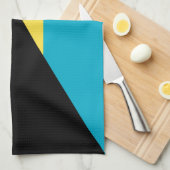 Bahamaanse vlag theedoek (Quarter Fold)