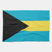 Bahamaanse vlag theedoek (Horizontaal)