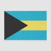 Bahamaanse vlag tissuepapier (Voorkant)