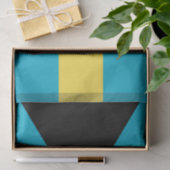 Bahamaanse vlag tissuepapier (Geschenk)