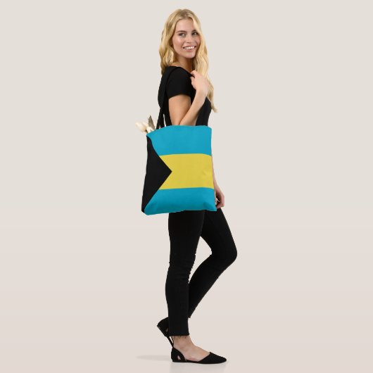 Bahamaanse vlag tote bag (Op model)