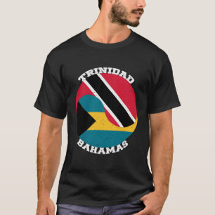  Bahamaanse vlag Trinidad en Bah T-shirt