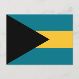 Bahamaanse vlag, vlag van de Bahama's Briefkaart
