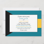 Bahamaanse vlag, vlag van de Bahama's bruiloft Kaart (Voorkant)