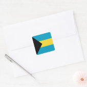 Bahamaanse Vlagsticker Vierkante Sticker (Envelop)