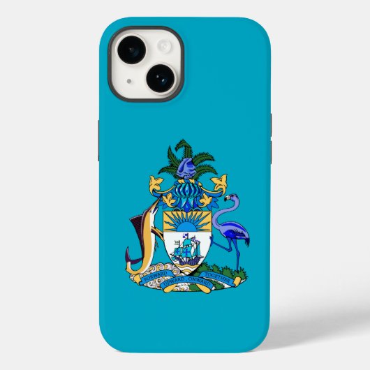Bahamaanse wapenschild Case-Mate iPhone case (Achterkant)