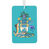 Bahamaanse wapenschild luchtverfrisser (Achterkant)