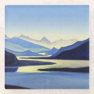 “Bahamaputra” door Nicholas Roerich Glazen Onderzetter
