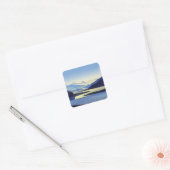 “Bahamaputra” door Nicholas Roerich Vierkante Sticker (Envelop)