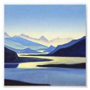 "Bahamaputra" van Nicholas Roerich Foto Afdruk