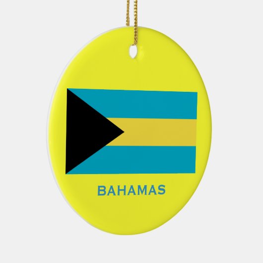 BAHAMAS* Aangepaste kerstversiering Keramisch Ornament (Rechts)