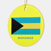 BAHAMAS* Aangepaste kerstversiering Keramisch Ornament (Links)