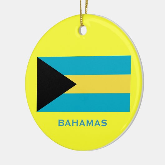 BAHAMAS* Aangepaste kerstversiering Keramisch Ornament (Links)