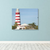 BAHAMAS, Abacos, Loyalist Cays, Elbow Cay, Hope Canvas Afdruk (Insitu (Houten vloer))