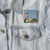 BAHAMAS, Abacos, Loyalist Cays, Elbow Cay, Hope Vierkante Button 5,1 Cm (In situ)