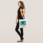 Bahamas Bag - Beach, White Sand and Palm Tote Bag (Voorkant (model))