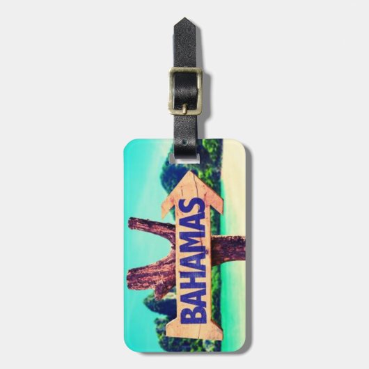 Bahamas Bagagelabel (Voorkant verticaal)