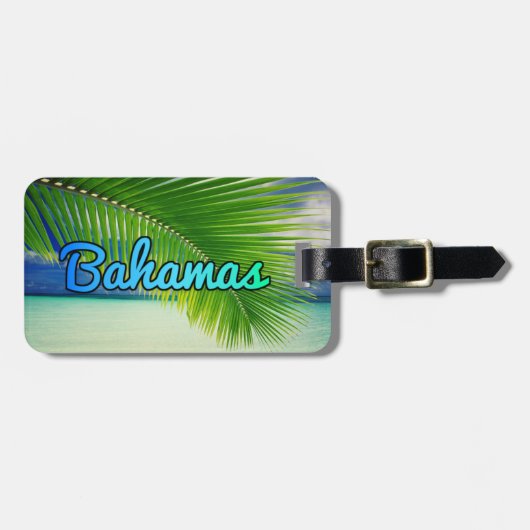Bahamas-bagagelabel Bagagelabel (Voorkant horizontaal)