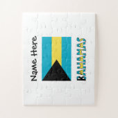 Bahamas Bahamaanse Vlag  Legpuzzel (Verticaal)
