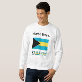 Bahamas Bahamiaanse Vlag Trui (Voorkant volledig)