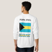 Bahamas Bahamiaanse Vlag Trui (Achterkant volledig)