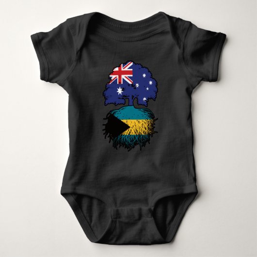 Bahamas Bahamian Australian Australia Tree Roots Romper (Voorkant)