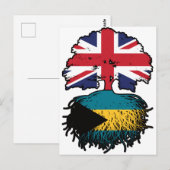 Bahamas Bahamian British Tree Roots Flag Briefkaart (Voorkant / Achterkant)