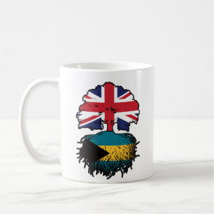 Bahamas Bahamian British Tree Roots Flag Koffiemok