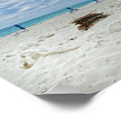 Bahamas Beach Fire Pit Poster (Hoek)